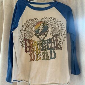 Rowdy Sprout Grateful Dead raglan 
Size 6